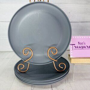 Mainstays Gray BPA Free Micorowave Dishwasher Safe Picnic Dinner Plates Set of 5